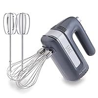 Electric Hand Mixer, Handheld Mixers for Kitchen, With Beaters and Whisk Attachments for Cooking and Baking, Lightweight Handmixer Labeled 
