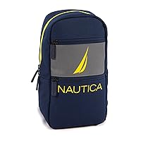 NAUTICA Unisex's Sling Shoulder Bag, Navy Yellow
