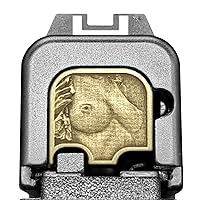 Milspin CNC Milled 3D Knockers Slide Back Plate (Butt Plate) compatible with Glock Gen 1-5, Models G43,G43X,G48 I Made in USA (Right Facing Knockers)