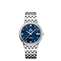 Omega De Ville Prestige Blue Dial Stainless Steel Ladies Watch 42410372003001