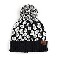 C.C Unisex Warm Soft Knit Pom Beanie Hat