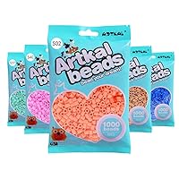 Iron Beads 1,000pcs Fuse Beads 5mm Melty Beads, 134 Colors, 134 Pack