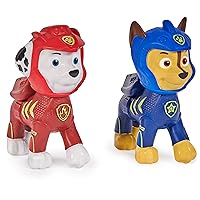 Swimways Paw Patrol Floatin' Figures, Swimming Pool Accessories & Kids Pool Toys, Paw Patrol Party Supplies & Water Toys for Kids Aged 3 & Up, Chase & Marshall 2-Pack