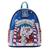 Loungefly x NBC Christmas Town Mini Backpack - Festive Frights and Holiday Delights!
