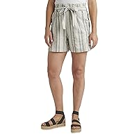 JAG Women's Belted Pleat High Rise Short-Legacy