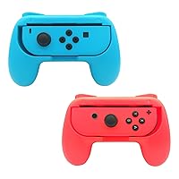 Grips Compatible with Nintendo Switch Joy-Con&Switch OLED Model, Wear-Resistant Handle Kit Gamepad Replacement for Nintendo Switch Joy Cons &Switch OLED Model for Controller