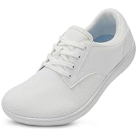 LeIsfIt Mens Dress Shoes Wide Toe Walking Shoes Minimalist Barefoot Shoes Casual Sneakers Breathable Zero Drop Shoes