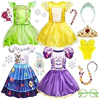Princess Dress up Trunk - Dress up Clothes for Little Girls - Princess Costume Toy Gift Girls 3-8 Pretend Play
