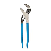 12-Inch Channellock Groove Joint Pliers with Comfort Grips - 2.25-Inch Jaw Capacity, Laser Heat-Treated 90° Teeth, Forged High Carbon Steel - Made in USA