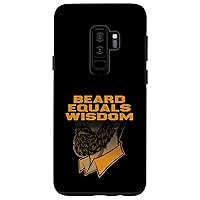 Galaxy S9+ Beard Equals Wisdom Motivational Quote Daddy Inspirational Case