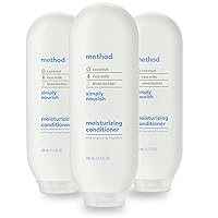Moisturizing Conditioner, Simply Nourish with Shea Butter, Coconut, and Rice Milk Scent Notes, Paraben and Sulfate Free, 13.5 oz (Pack of 3)