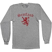 Threadrock Men's Lion of Scotland Long Sleeve T-Shirt
