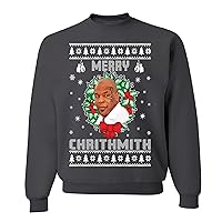 Mike Tyson Merry Chrithmith Ugly Christmas Crewneck Sweatshirt