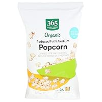 365 by Whole Foods Market, Organic Reduced Fat And Sodium Popcorn, 6 Ounce