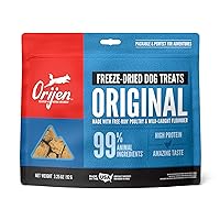 ORIJEN Freeze Dried Original Dog Treats, WholePrey Ingredients, 3.25oz