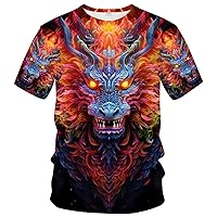 Imagine Dragon T-Shirt Mythology Animal Theme Tee Shirt