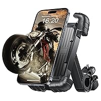 URBANITE Bike Phone Holder [Metal Arm] Motorcycle Phone Mount, Bicycle Handlebar Phone Mount, Electric Scooter/ATV/UTV Phone Holder for iPhone 15 Pro Max/14/13 and 5.7-7.8