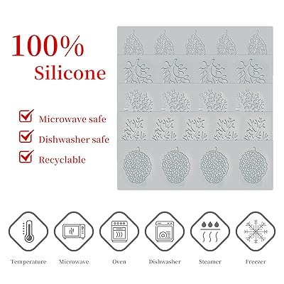 5PCS Leaf Molds Silicone Baking Molds Fondant Molds, Hollow 3D Coral Branch  Leaf Tuile Lace Silicone Cake Molds, Polymer Clay Molds for Baking, Resin