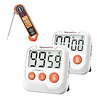 ThermoPro T[19H Digital Meat Thermometer+ThermoPro TM03 Digital Timer