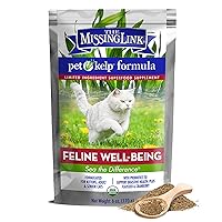 The Missing Link Pet Kelp Feline Well-Being 6oz Superfood Powdered Supplement, Organic & Limited Ingredient Formula for Digestive & Overall Health of Cats