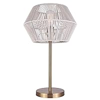 Canarm Willow Table Lamp, Gold Finish, 60W, On-Off Cord Switch, 13