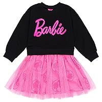 Barbie Girls French Terry Dress Toddler to Big Kid