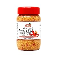 Badia KHLV00397485 8 oz Garlic Minced Red Chili Spice