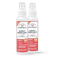 Wondercide - Mosquito, Tick, Fly, and Insect Repellent with Natural Essential Oils - DEET-Free Plant-Based Bug Spray and Killer - Safe for Kids, Babies, and Family - Peppermint 2-Pack of 4 oz Bottle