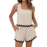 Blooming Jelly Womens Two Piece Sets Vacation Outfits Cruise Beach Summer Resort Wear Shorts Matching Sets 2024