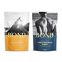 BOND Conception Boost and Vitality Bundle: Prenatal Vitamins, Fertility Supplements for Regular Ovulation, Egg Quality, and Pregnancy, Conception for Him, All-in-One Men's Fertility Supplement