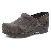 Dansko Professional Translucent Slip-On Clogs for Women - Rocker Sole and Arch Support for Comfort - Jelly-Soft, Candy-Colored Shell
