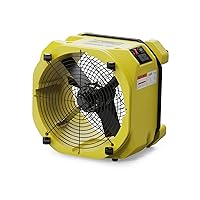 ALORAIR 3000 CFM Axial Air Mover Floor Dryer, Industrial High Velocity Carpet Dryer/Floor Fan/Blower, Stackable, Daisy Chain, for Water Damage Restoration, 10 Years Warranty, Zeus Extreme