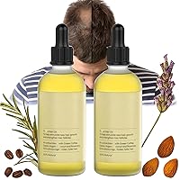 Houdini Natural Vegan Hair Growth Oil, Veganic Natural Hair Growth Oil for Dry Damaged Hair and Growth, Veganic Hair Growth Oil for Women Men Organic (2pcs)