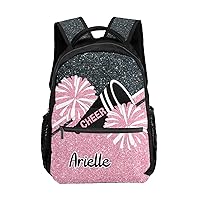 Pink cheerleader Personalized Kids Backpack for Boy/Girl Teen Primary School Daypack Travel Bag Bookbag