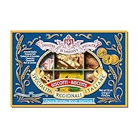 Amaretti Chiostro di Sarrono Assorted Cookies - Gluten-Free Snacks - Italian Cookie Tin - Traditional Gourmet Cookies - Almond Cookie - Food Gift for Holidays and Christmas (7.4 oz)