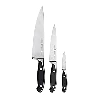 HENCKELS Forged Synergy Razor-Sharp 3-pc Kitchen Knife Set, Chef Knife, Paring Knife, Utility Knife, German Engineered Informed by 100+ Years of Mastery
