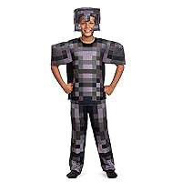 Disguise Minecraft Costume, Official Nether Armor Outfit for Kids Minecraft Costume