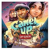 Camel Up Off Season Board Game | Strategy Board Game | Dice Game | Family Board Game for Adults and Kids | Ages 8 and Up | 3-5 Players | Average Playtime 30-45 Minutes | Made by Pretzel Games