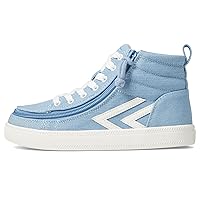 BILLY Footwear Kids CS Sneaker High Sneakers for Little and Big Kids - Canvas Upper, Signature Stripes, and Round Toe
