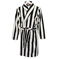 Tommy Hilfiger TH sponge bathrobe with collar and embroidered logo article UM0UM02981 bathrobe stripes, 0YE Xl sripe towelling desert sky, Large