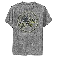 Jurassic World Kids' Camo Yellow Dino T-Shirt