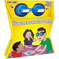 UpsideDownChallenge Game for Kids & Family - Complete Fun Challenges with Upside Down Goggles - Hilarious Game for Game Night and Parties - Ages 8+