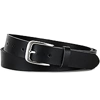 Frentree Leather Belt Made in Germany, Belt for Men and Women, 3 cm Wide, Black