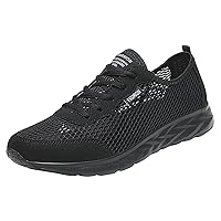 Men's Running Shoes Fashion Breathable Sneakers Mesh Soft Sole Casual Athletic Lightweight Running Shoes