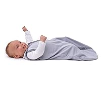 baby deedee Wearable Blanket Baby and Toddler Sleeping Sack, Baby Sleeping Bag, Sleep Nest Lite, Gray Stripes, Large (18-36 Months)