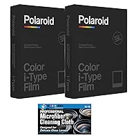 Impossible/Polaroid Color Glossy Instant Film Black Frame Edition for Polaroid I-Type OneStep2 Camera - 2-Pack