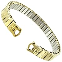 Gold Tone C-Ring Stainless Steel Fits Speidel Expansion Ladies Watch Band 705/32