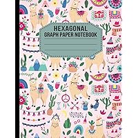 Hexagonal Graph Paper Notebook: Organic Science Chemistry and Biochemistry Hexagonal Notebook Journal - Llama Graphic Hexagon Graph Paper for Drawing Organic Chemistry Structures