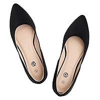 Rekayla Women's Flats Classic Pointed Toe Ballet Flats Casual Comfort Slip On Flats Shoes Versatile Dress Shoes for Women