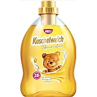 Cuddly Soft Elegance Fabric Softener with Moringa Oil - 28 Wash Loads, 750ml (25.36 oz) - Made in Germany